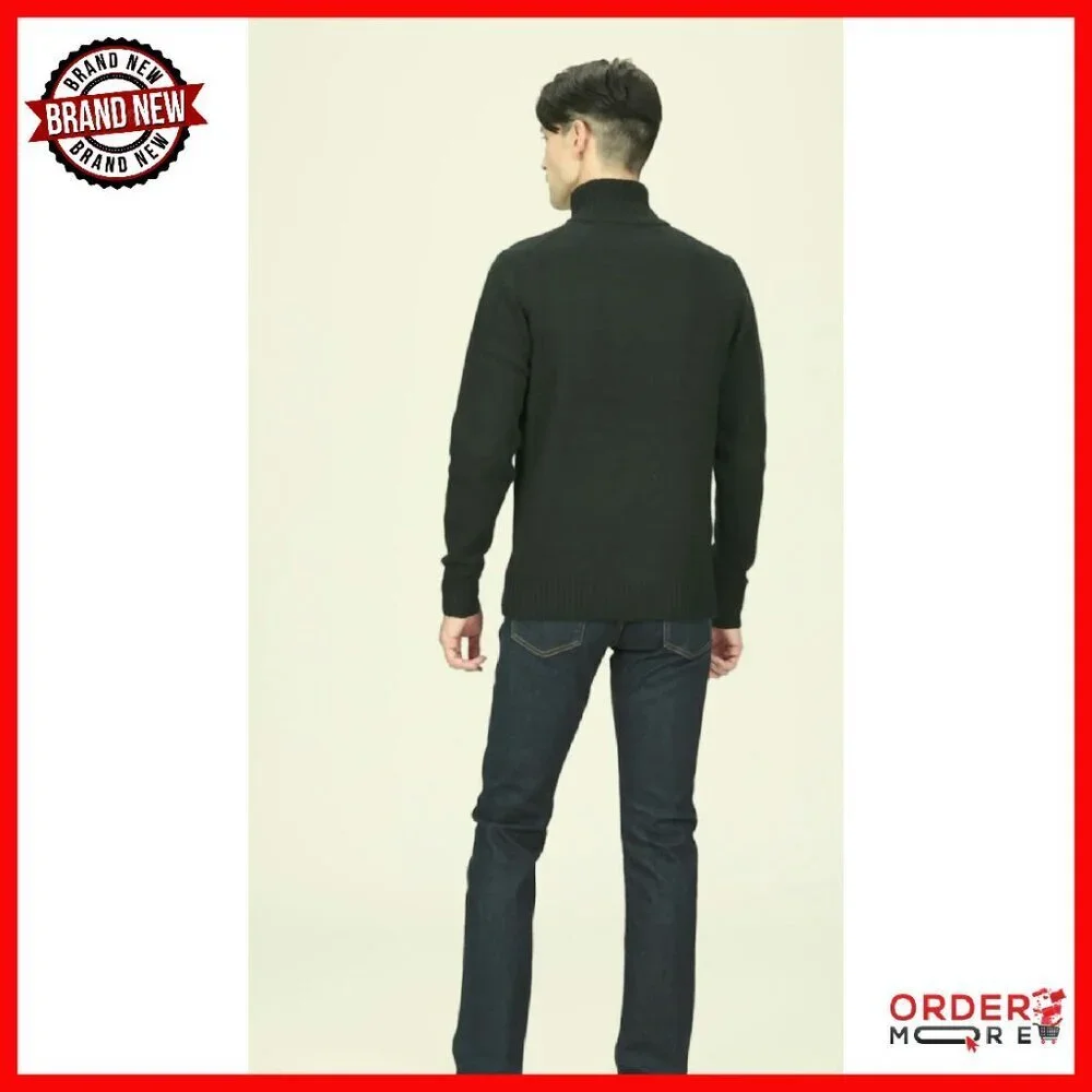 Men's Soft Touch Turtleneck Sweater, Regular Fit, Cotton Blend